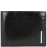  Niebieski kwadratowy portfel skórzany 12,5 cm Model black