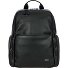  Torino Plecak skórzany 45 cm Komora na laptopa Model black