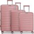  London 4 kółka Zestaw walizek 3-części z plisą rozprężną Model rose