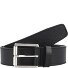  Casual belt leather Model black | 110 cm