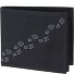  New Cryptan Portfel Ochrona RFID 12 cm Model schwarz-footsteps grey