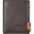  Monaco Portfel Ochrona RFID Skórzany 8 cm Model brown