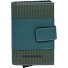  PQ-Earth Etui na karty kredytowe Ochrona RFID Skórzany 6.5 cm Model green