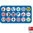  Zestaw zatrzasków Bundesliga 18 szt. Model Bundesliga