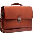  Salvatore Briefcase Messenger Skórzany 42 cm Komora na laptopa Model cognac
