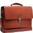  Salvatore Briefcase Messenger Skórzany 42 cm Komora na laptopa Model cognac