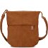  Mademoiselle.M Torba na ramię 22 cm Model nubuk cognac