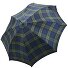  Classic Elegance Stick Umbrella 91 cm Model check blue-green