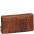  Havana Portfel Ochrona RFID Skórzany 19 cm Model cognac