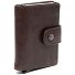 Barrea Portfel Ochrona RFID Skórzany 7 cm Model brown