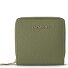  Bologna Leather Medium Zip-Around Wallet Leather 10 cm Model olive