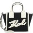  Skuare Shopper Bag 30 cm Model black-white