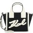  Skuare Shopper Bag 30 cm Model black-white