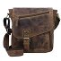  Vintage Torba na ramię Skórzany 26 cm Model brown