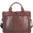  Roma Briefcase Leather 38 cm Komora na laptopa Model braun