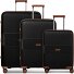  Eco Edition 02 4 kółka Zestaw walizek 3-części z funkcją poszerzenia Model black