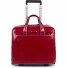  Blue Square 2-Wheel Business Trolley Leather 36 cm Laptop Compartment Model red