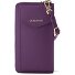  Skórzane etui na telefon komórkowy Bologna z zamkiem błyskawicznym 19 cm Model purple