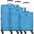 Travel Line 9204 4 kółka Zestaw walizek 3-części z plisą rozprężną Model blau Travel Line 9204 4 kółka Zestaw walizek 3-części z plisą rozprężną Model blau