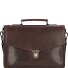  Skórzana aktówka Roma 39 cm Komora na laptopa Model braun