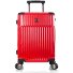  Tekno 4 kółka Walizka kabinowy S 53 cm Komora na laptopa Model red