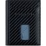  Secure Slim Portfel Ochrona RFID Skórzany 8 cm Model schwarz