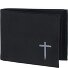  New Cryptan Portfel Ochrona RFID 11 cm Model schwarz-freedom cross grey