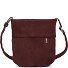  Mademoiselle.M Torba na ramię 22 cm Model nubuk bordeaux