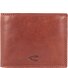  Como Portfel Ochrona RFID Skórzany 11 cm Model cognac