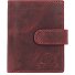  Vintage Original Wallet RFID Leather 8 cm Model rusty red