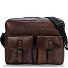 Memphis Briefcase Messenger Skórzany 38 cm Komora na laptopa Model dark brown Memphis Briefcase Messenger Skórzany 38 cm Komora na laptopa Model dark brown