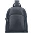  Luis City Backpack Leather 28 cm Model schwarz