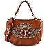  Afrodite Mini Torba Handbag Skórzany 16 cm Model cognac
