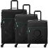  x Zestaw walizek na 4 kółkach United Colors of Benetton Colour Block 3 szt. Model black