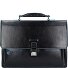  Niebieska Teczka kwadratowa II Skórzana 40 cm Komora na laptopa Model black