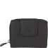  Hirsch Ida Portfel Ochrona RFID Skóra 12.5 cm Model schwarz