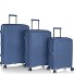  AirLite 4 kółka Zestaw walizek 3-części z plisą rozprężną Model blue