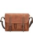  Good Old Friends Bro Messenger Leather 39 cm Laptop Compartment Model hazelnut