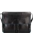  Blue Square Messenger Leather 37 cm Laptop Compartment Model black