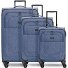  Essentials 12 THREE SET 4 kółka Zestaw walizek 3-części z funkcją poszerzenia Model blue 2