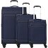  Travel Line 9504 4 kółka Zestaw walizek 3-części z plisą rozprężną Model navy