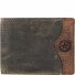  Hunter Portfel RFID skórzana 12 cm Model khaki-brown