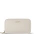  Bologna Leather XL Double Zip-Around Wallet RFID Leather 20 cm Model cream