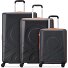  x Zestaw walizek na 4 kółkach United Colors of Benetton Fabrica 3 szt. Model black