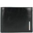  Niebieski kwadratowy portfel skórzany 12,5 cm Model black