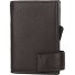 Etui na karty kredytowe SecWal 2 Skórzany portfel RFID 9 cm Model dunkelbraun Etui na karty kredytowe SecWal 2 Skórzany portfel RFID 9 cm Model dunkelbraun