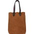  Rugged Suede Shopper Bag Skórzany 39 cm Model saddle brown