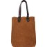  Rugged Suede Shopper Bag Skórzany 39 cm Model saddle brown