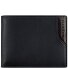  Corso DeLuxe Portfel Ochrona RFID Skórzany 12.5 cm Model schwarz