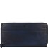  Destressed Portfel Ochrona RFID Skórzany 19 cm Model navy blue